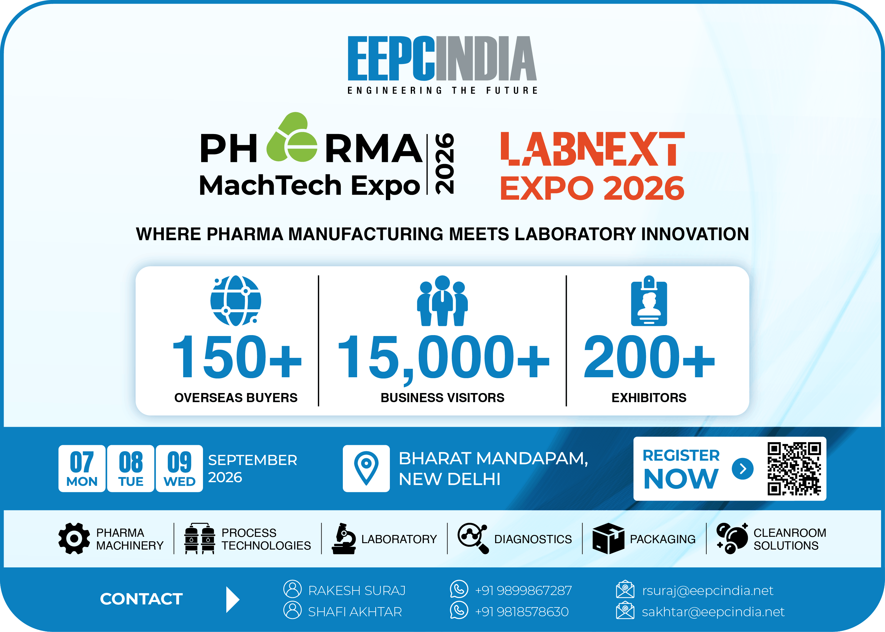 PHARMA MachTech Expo and LABNEXT Expo 2026 exhibition information